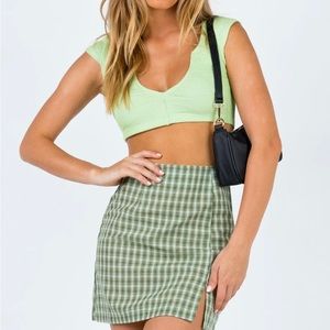 Princess Polly Plaid Skirt